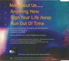 Not About Us cover back